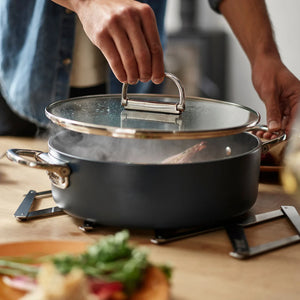 Joseph Joseph Midnight Blue Shallow Non-Stick Casserole with Lid