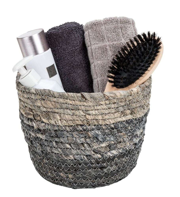 Wenko Storage basket -Coppitella- Blue made of woven seagrass