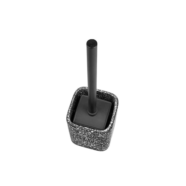 Wenko Terrazzo toilet brush set, black