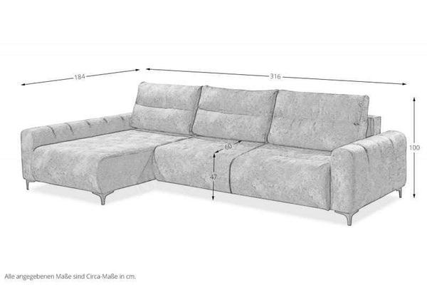 Venouse corner sofa by loftscape