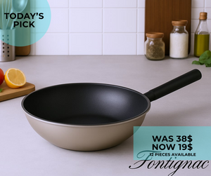 Fontignac Wok 28 cm all heat sources including induction
