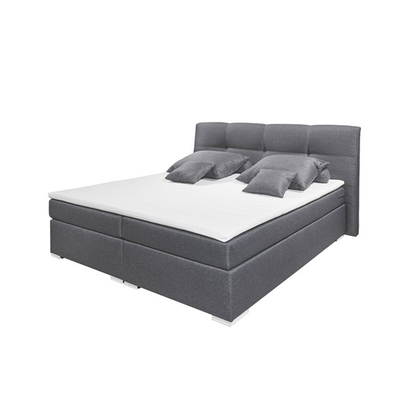 SPRING BED 180 x 200, POCKET SPRING CORE INCLUDING COMFORT T25 FOAM TOPPER , BY BLACK RED WHITE