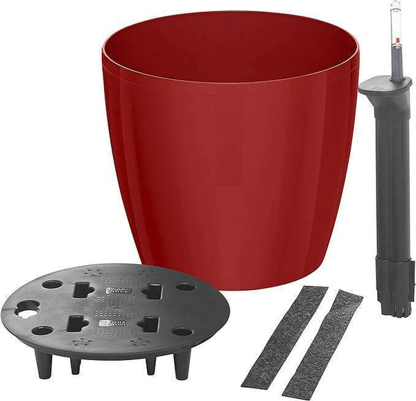 Poetic Emsa Flower Pot, Self Watering System, Ø 36cm, Ruby Red, CASA BRILLIANT, 517573