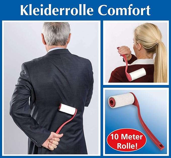 Wenko Comfort Clothes Lint Roller 10m – Removes Hair, Dust & Lint