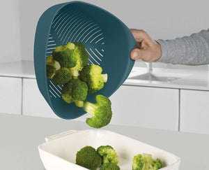 Joseph Joseph Duo Triangular Colander, Dark Opal