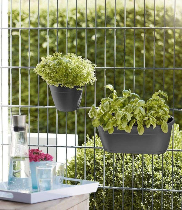 Emsa Indoor and Outdoor Planters Pot - Granite -517594