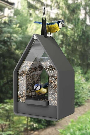 Emsa Bird Feeding House - 516413 - Grey