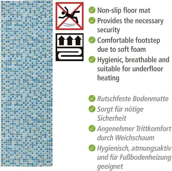 Wenko Soft Cuttable Mosaic Foam Mat