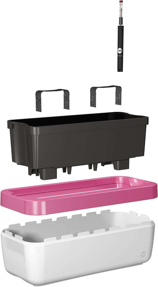 Emsa 506734 flower Pot- MyBox, Pink- 75 cm - Made in Germany