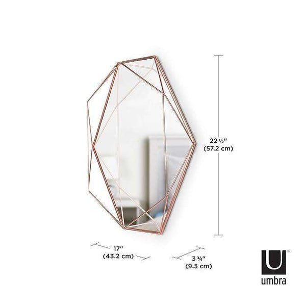 Umbra Prisma Wall Three-dimensional Wire Edge Mirror