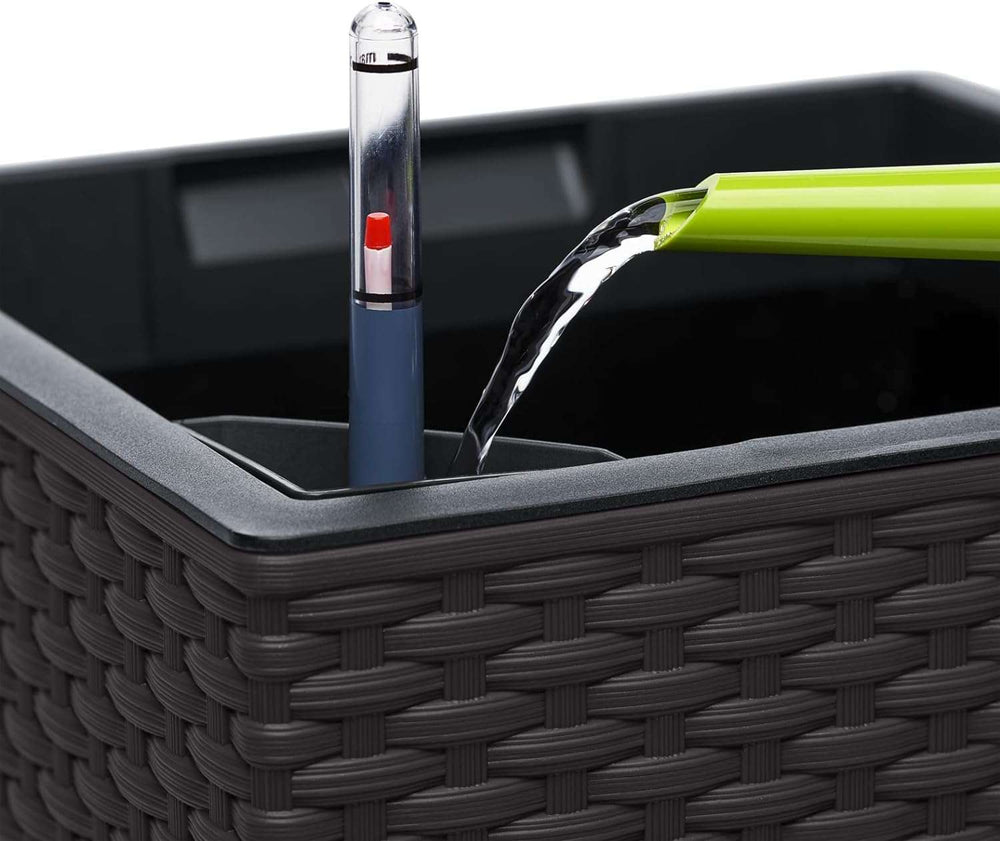 EMSA -‎517589- Indoor Flower Pot - self-watering system & water level indicator - Granite