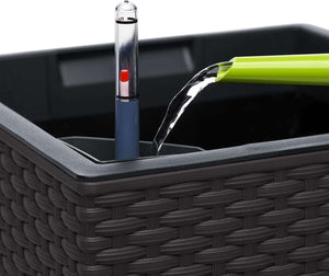 EMSA -‎517589- Indoor Flower Pot - self-watering system & water level indicator - Granite