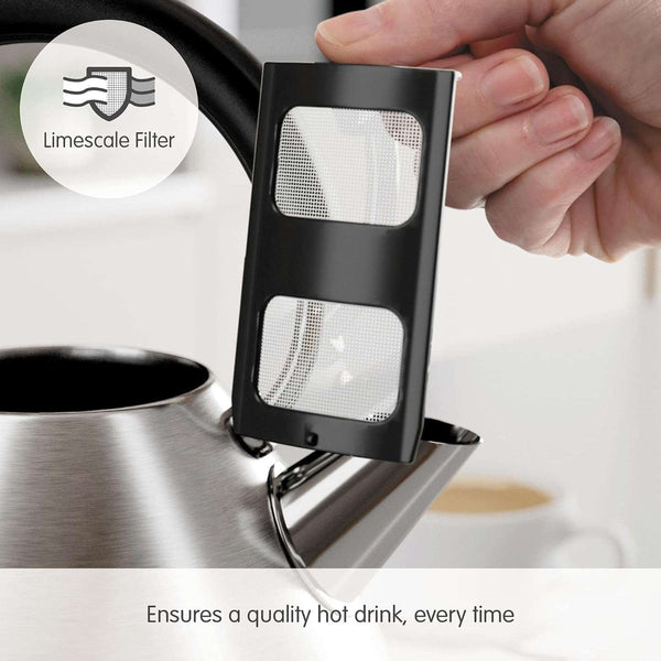 Morphy Richards Venture Pyramid Kettle Red Or Stainless steel