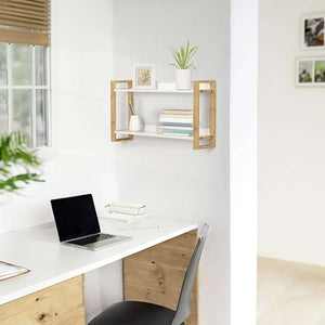 Wenko Finja Bamboo Wall Shelf