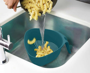 Joseph Joseph Duo Triangular Colander, Dark Opal