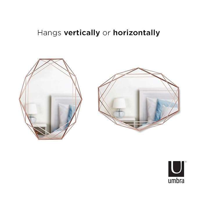 Umbra Prisma Wall Three-dimensional Wire Edge Mirror