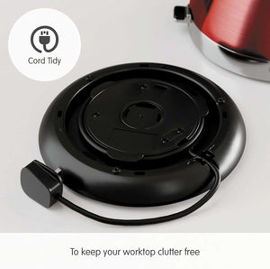 Morphy Richards Venture Pyramid Kettle Red Or Stainless steel