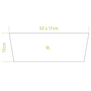 Emsa 515247 COUNTRY Window Box 50 x 17x 15 cm, lilac