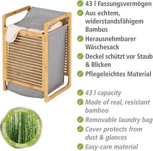 Wenko Bamboo Laundry Bag