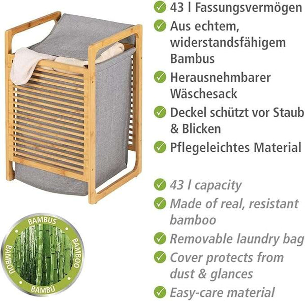 Wenko Bamboo Laundry Bag