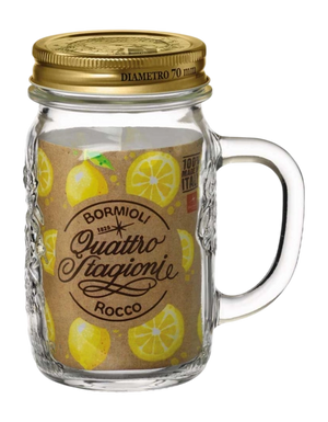 Bormioli Rocco handle jar with lid Quattro Stagioni