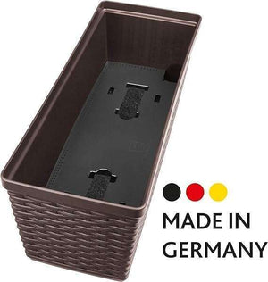 Emsa 515023- Casa Mesh Flower Pot-self-watering system - Mocha