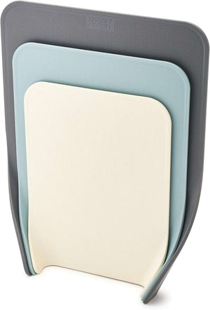 Nest Chop 3-piece Gray Cutting Board Set by Joseph Joseph