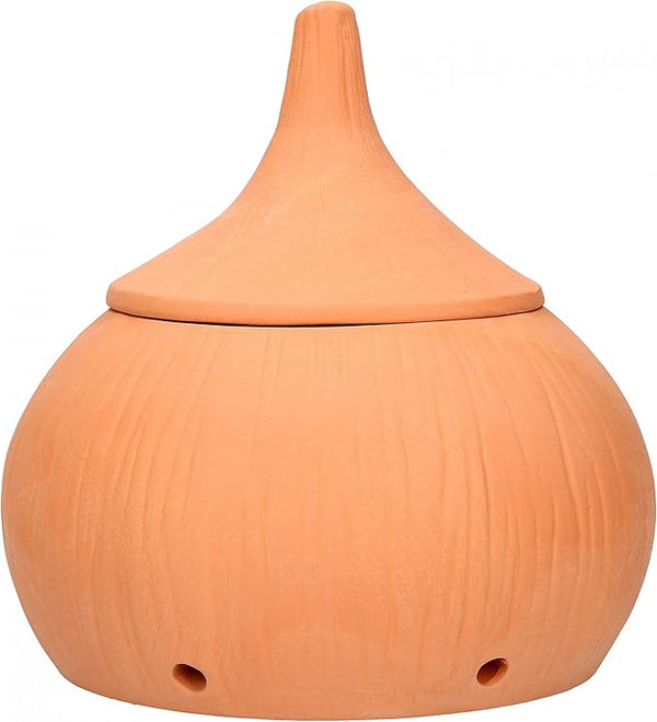 MAMBOCAT Onni Terracotta Onion Storage Pot with Lid