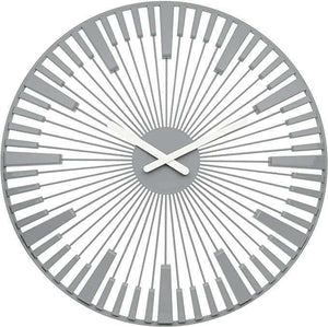 Koziol PIANO Wall Clock 45cm – 3D Sunburst Design
