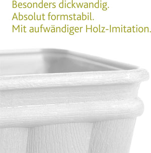 Poetic Emsa Balcony 959751200 Planter White 75 cm