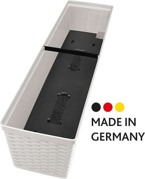 Emsa 515024-75 CM- Casa Mesh Flower Pot-self-watering system- white