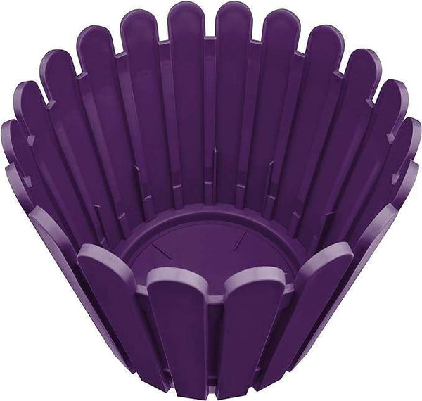 Emsa 512686 – Flowerpot Round, Country House Style, 11 Liter, Purple, Country House