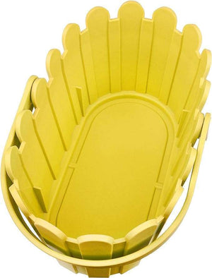 Emsa 513926 Flower Pot- basket, country House Style- 28 x 18 cm - Yellow