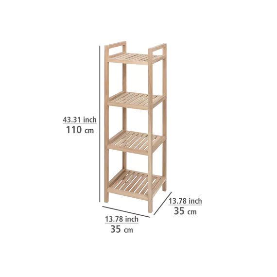 WENKO Acina 4-tier Living Room Shelf