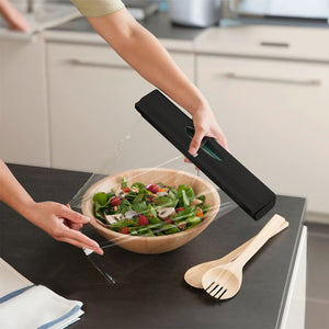 Wenko Perfect Cutter Film Dispenser - Black