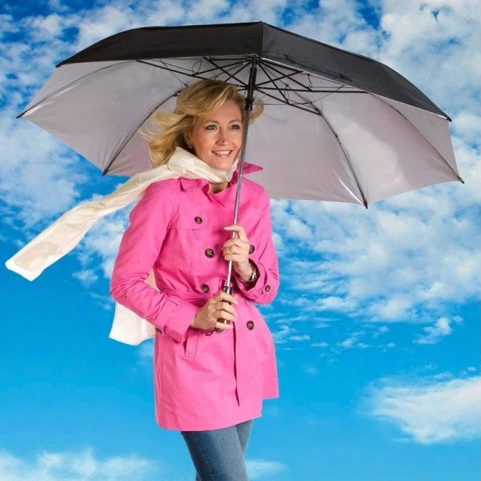 Wenko Kyrill Large Automatic Windproof Rain Umbrella with Storage Bag