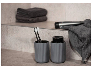 Wenko Ceramic soap dispenser Belluno, grey