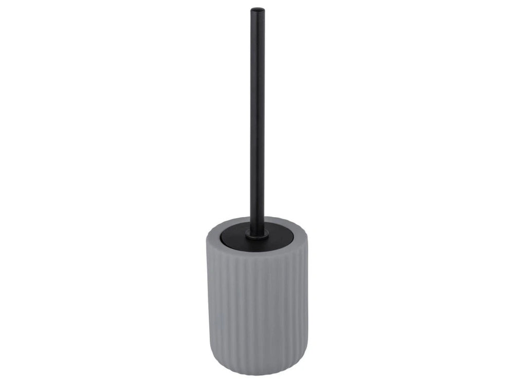 Wenko Belluno ceramic toilet set, grey