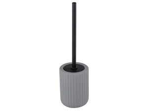 Wenko Belluno ceramic toilet set, grey