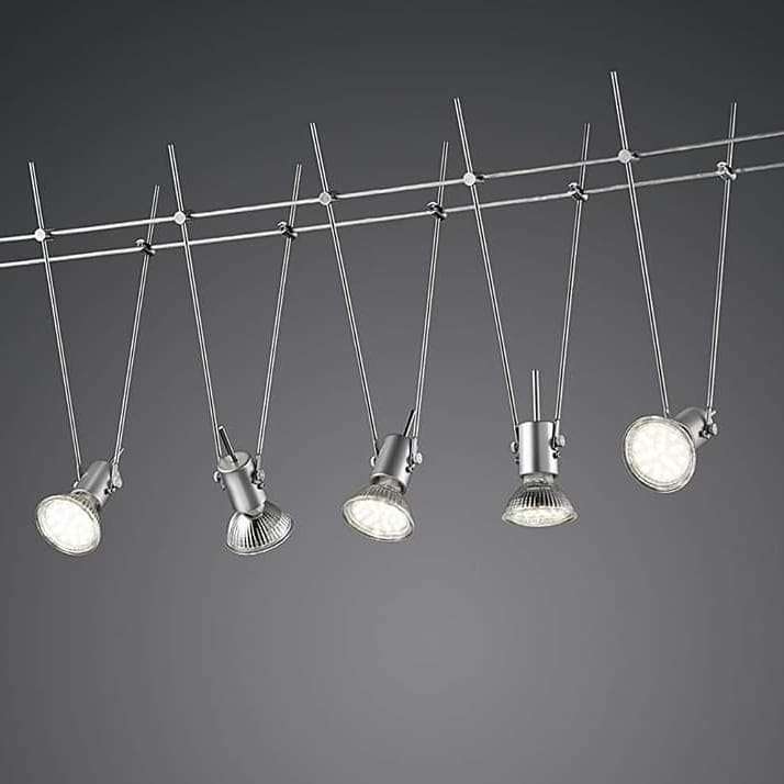 Trio Spotlights - Titanium-Colored
