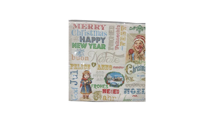 napkins with design christmas