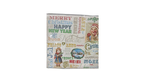napkins with design christmas