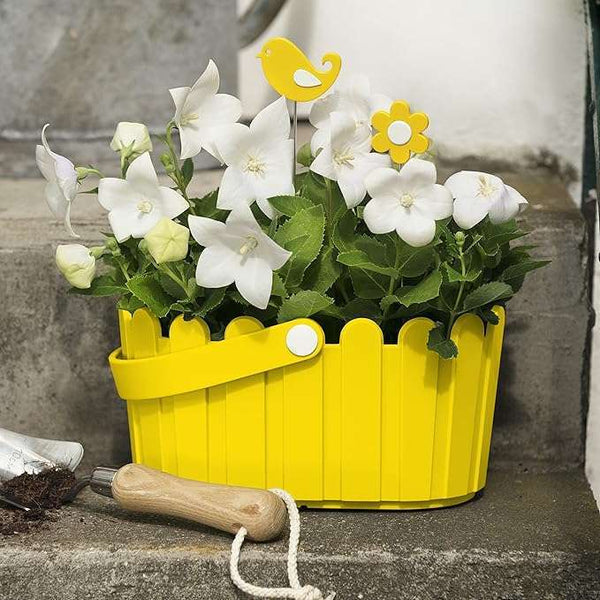 Emsa 513929 Flower Pot- basket, country House Style- 28 x 18 cm -Lavanda