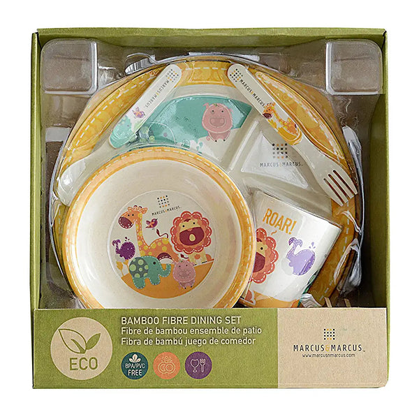 Marcus & Marcus Bamboo Fiber Kids Dinner Set
