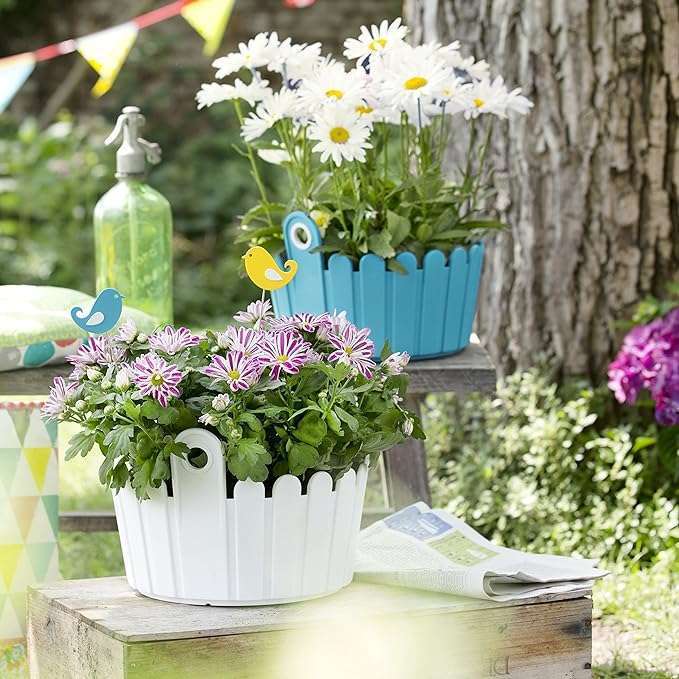 Emsa Flower Pot for Balcony, Country House Style, 515029