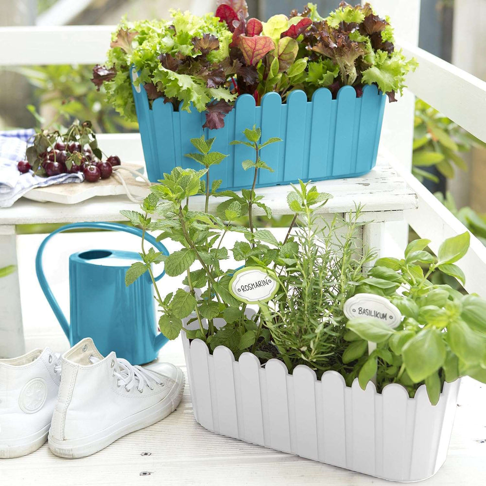 Emsa 515166 Country House Garden 39 x 15 cm - White