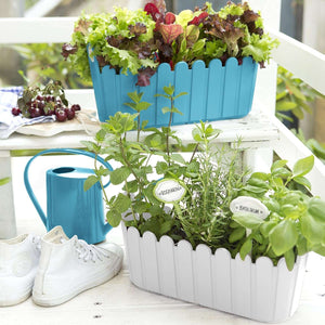 Emsa 515166 Country House Garden 39 x 15 cm - White