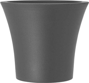 Emsa 514325 Balcony Flower Pot, Self-Watering System, 4 Liter, Granite - 25 CM