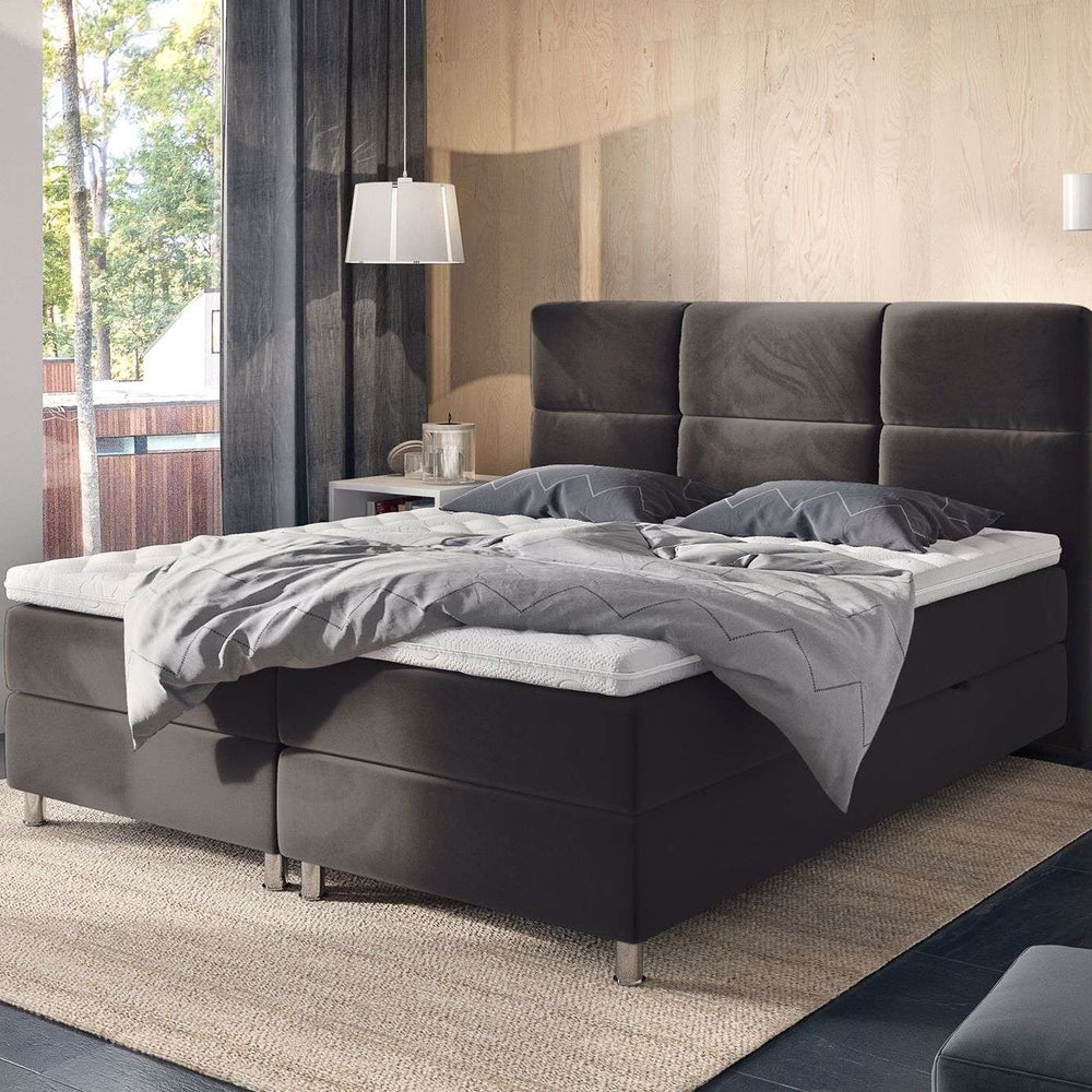 Bastian Box Spring Bed – Medium Comfort with Integrated Storage
