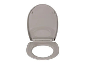 Wenko Self-closing toilet seat Tilos taupe Easy Close Thermoplastic